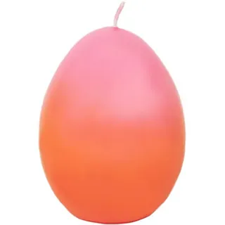 Talking Tables Ei-Kerze Pink Orange Ombré | Unparfümierte Deko-Kerze für Ostern, Geburtstag oder Muttertag, 10 Std. Brenndauer, Umweltfreundlich