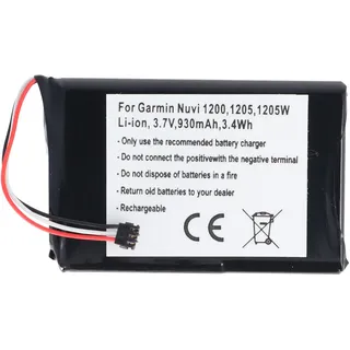 AccuCell Akku passend für Garmin Nuvi 1200, 361-00035-01