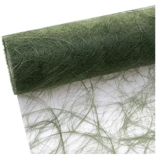 Deko AS Dekoobjekt Sizoweb Tischläufer - olive/moosgrün - 30 cm - 25 m 64 029-R 300