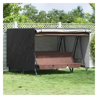 vidaXL Hollywoodschaukel-Abdeckung 250 x 250 x 160 cm Schwarz