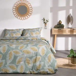 TODAY Sunshine Bettwäsche für Doppelbett, 240 x 220 cm, Baumwolle, Bedruckt, 14,16 cm
