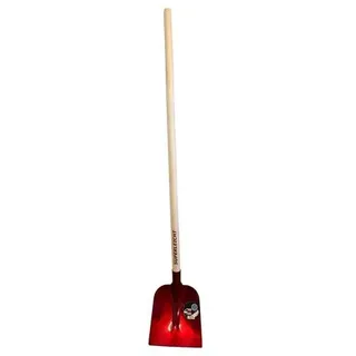 MMXX Holsteiner Schaufel Superleicht 1,1kg - Aluminium-Schaufel aus Ergal mit Pappelholzstiel 139cm - 270x250mm Blatt