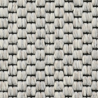 BODENMEISTER Teppichboden "Schlingenteppich Turania" Teppiche Gr. B/L: 400 cm x 400 cm, 5,3 mm, 1 St., grau (silber, weiß) Teppichboden