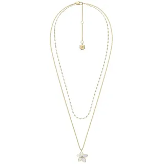 Fossil Halskette Sutton Edelstahl Gold