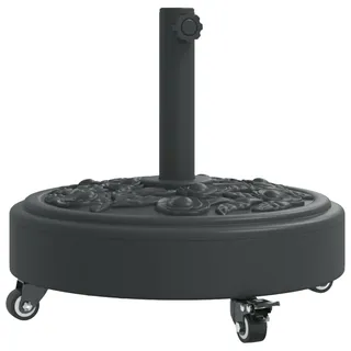 vidaXL Schirmständer Beton 27 kg Schwarz