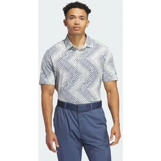 Adidas Ultimate365 Allover Print Poloshirt Crystal Jade / Preloved Ink S