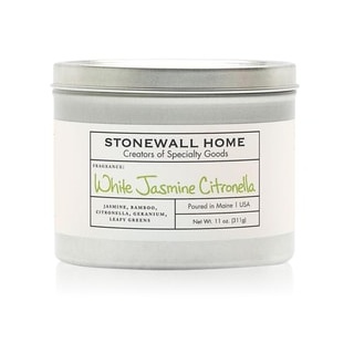 StonewallKitchen White Jasmine Citronella Candle Outdoor Stonewall-White Jasmine Citronella Duftkerze 1 Stk