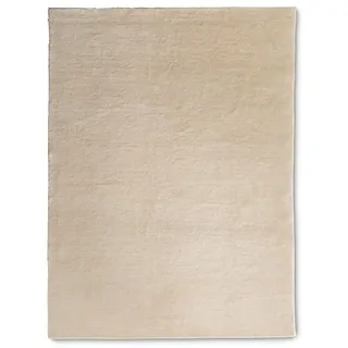 Wollteppich Nature 250 x 340 cm Wolle Beige Creme