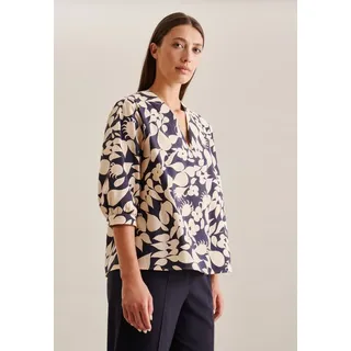 Seidensticker Tunika Schwarze Rose blau 34