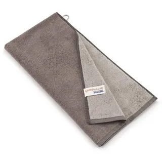 Bassetti Handtücher NEW SHADES, mit Kordelaufhängung blau|grau