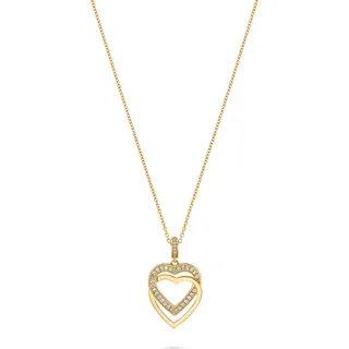 JETTE Kette mit Anhänger Swing Heart Gold