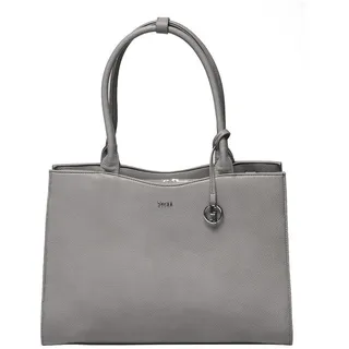 SOCHA Laptoptasche Straight Line 15.6 Zoll, elegante Businesstasche für Damen - Aktentasche mit Schultergurt grau