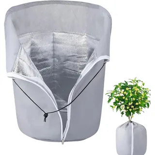 Winterschutz für Kübelpflanzen, Thermo Topfschutz Pflanzen Winter, Frostschutz Pflanzen,Winterschutz Für Kübelpflanzen, Schutztasche Für Pflanzen Winterschutz (65*70CM)