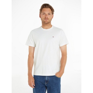 Tommy Jeans T-Shirt TJM CLASSIC JERSEY C NECK mit Logostickerei weiß XXXL