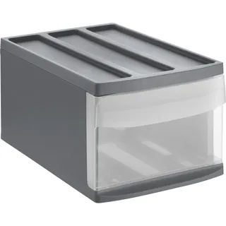 Rotho Schubladenbox Mono Systemix M 39,5 x 25,5 x 20,3 cm 1-tlg. anthrazit