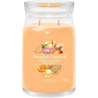 Yankee Candle Mango Ice Cream große Kerze 567 g orange
