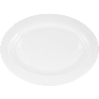 Peill+Putzler Servierplatte oval  Torino , weiß , Porzellan , Maße (cm): B: 23,5 H: 2,6