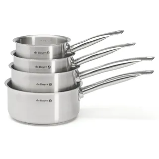 De Buyer PRIM'APPETY Topf-Set 4-tlg. 1 x Stielkasserolle 14 cm + 1 x Stielkasserolle 16 cm + 1 x Stielkasserolle 18 cm + 1 x Stielkasserolle 20 cm