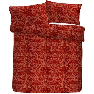 Laurence Llewelyn-Bowen Bettbezug-Set, 100% Polyester, Doppelbett, 200 x 200 cm, Samt, Damast-Jacquard-Muster, mit 2 Kissenbezügen