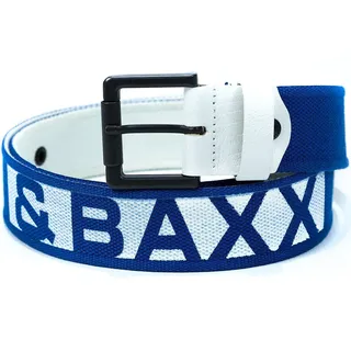 Cipo & Baxx Stoffgürtel Herren Gürtel BA-C-2133 (1-St) mit großen Markenschriftzug blau 100