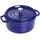 22 cm rund dunkelblau