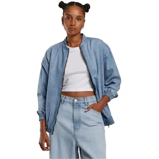URBAN CLASSICS Ladies Oversized Skater Jacket - Blau