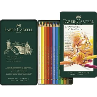 Faber-Castell Polychromos Farbstifte 12 St. mehrfarbig