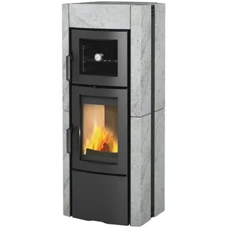 La Nordica Kaminofen ESTER FORNO, 8,2 kW, Zeitbrand grau