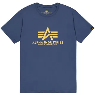 Alpha Industries Basic T-Shirt blau M