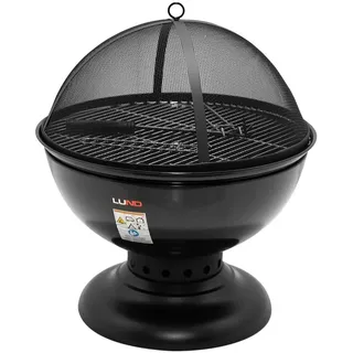 VOREL Feuerschale Ø 57 cm Schwarz