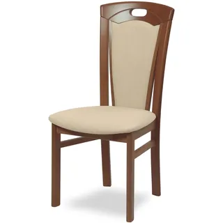 Home Affaire Esszimmerstuhl FERDI Feinstruktur beige 2er Set