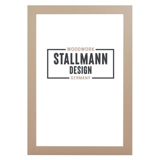 Stallmann Design SD Bilderrahmen mit Acrylglas-Antireflex, Rahmen new modern in 50x75 cm grau, zum vertikalen oder horizontalen Aufhängen