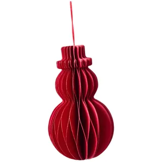 Luwecf Weihnachtsschmuck zum Aufhängen, Weihnachtsbaum-Anhänger, Geschenk, Weihnachtsdeko, Papier, Hängedekoration für Wohnheim, Bauernhaus, Wohnzimmer, Schneemann, 6x10 cm