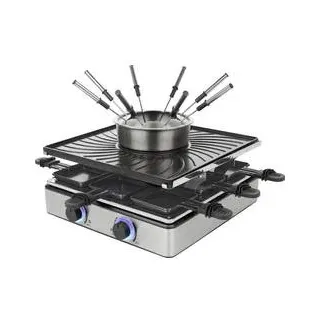 Princess 01.162670.01.001 Raclette 8 Pfännchen, 8 Fonduegabeln