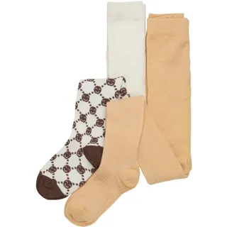 MINYMO Strumpfhose "Baby stocking (2-pack)" in Braun | Gr.: 68/74