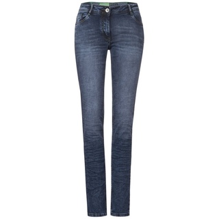 Cecil Slim-fit-Jeans - Casual Fit Damenjeans - Middle Waist blau 32/30