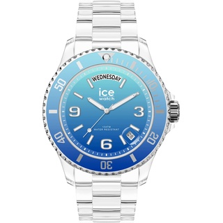 Ice-Watch - ICE clear sunset Turquoise - Mehrfarbige Herren/Unisexuhr mit Plastikarmband - 021435 (Medium)
