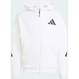 adidas New Z.N.E. Reißverschlusspullover White M