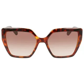Liu•Jo Liu Jo Damen-sonnenbrille Vollrand Eckig Kunststoff-Gestell, Havanna