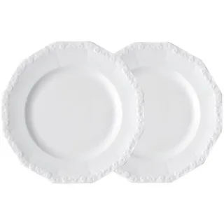 Rosenthal Frühstücksteller 21 cm Weiß 2er Set