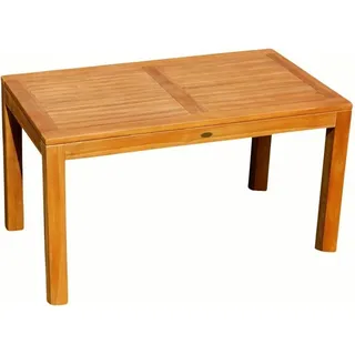 aleos Gartentisch 140 x 80 x 78 cm Teak