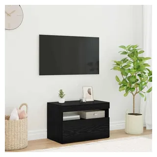 vidaXL TV-Schränk 60 x 35 x 40 cm Schwarz Holzwerkstoff
