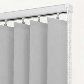 LRYELWA Grau Lamellenvorhang Vertikaljalousie für Fenster Lamellen Rollo Sonnenschutz Blendschutz Schiebegardine für Zuhause Büro,Viele Größen und Farben zur Auswahl,Anpassbar (150cm x 220cm)