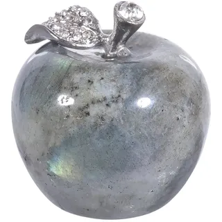 Lovionus89 Mondstein Apfel Figur – Heilkristall Schutzstein Energiestein Deko | 3,3cm Naturstein Geschenk