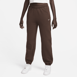 Nike Solo Swoosh Fleece-Hose für Damen - Braun, S (EU 36-38)