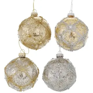 BOLTZE Weihnachtsbaumkugel Alida Weihnachtskugel sortiert 8 cm (1 Stück)