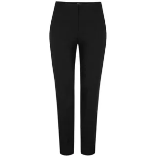 Robell Damen Slim Arbeitshose-Stretchhose, Schwarz, Gr.- 46 - 46