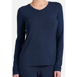 SCHIESSER Mix Relax Pyjamaoberteil Blau XS (34)