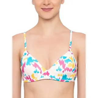 sloggi Shore Damen Fancy Guppy P Padded Bikini, Multi-Colour, S Plus - S Große Größen