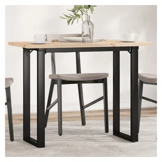 vidaXL Esstisch 100 x 75,5 x 50 cm braun